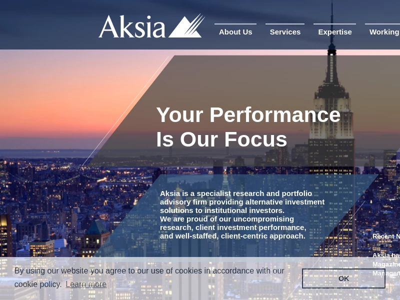 Aksia - Specialist alternative investment solutions to institutional investors