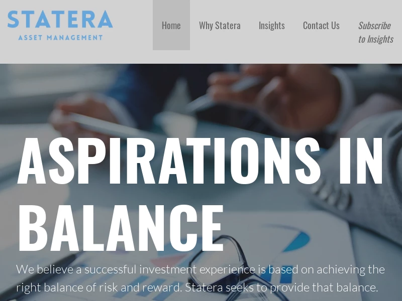 Statera Asset Management - Aspirations in Balance