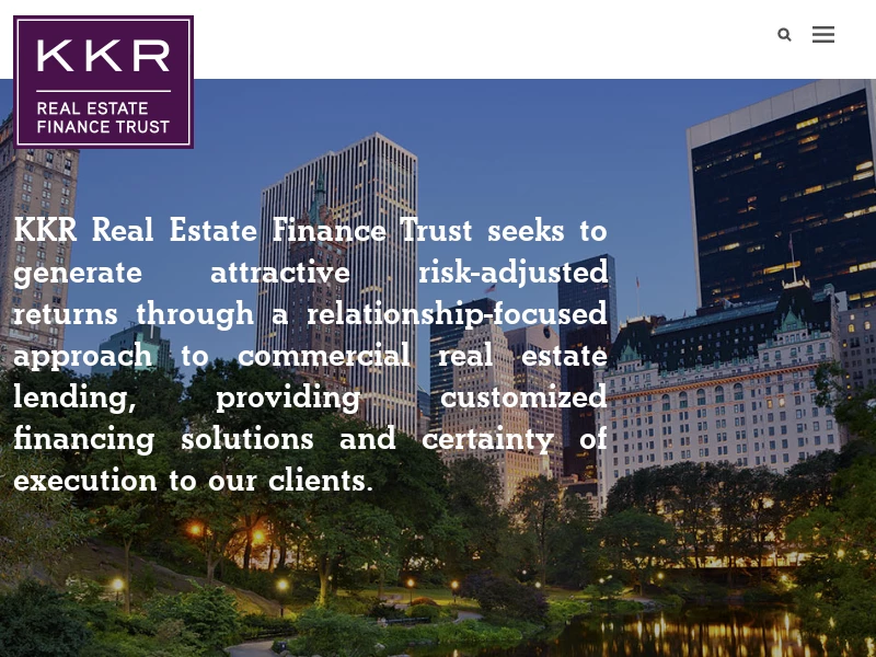 KKR Real Estate Finance Trust