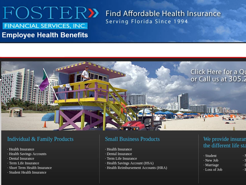 Foster Financial - Foster Financial Services, Employee Benefits Plans in Miami – www.ffsins.com