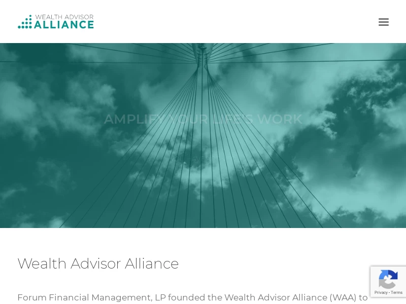 Wealth Advisor Alliance - TAMP Outsourcing Services for RIAs
