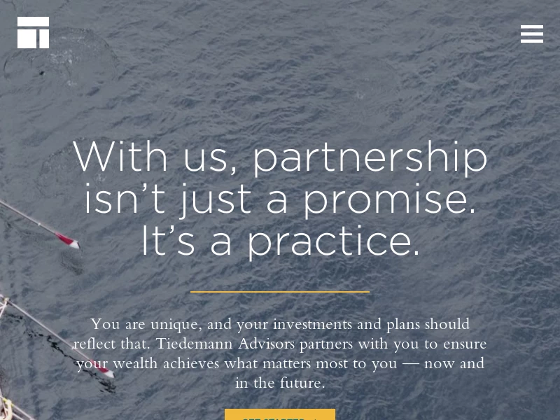 Tiedemann Advisors Wealth Management Firm | Partnership is Our Practice