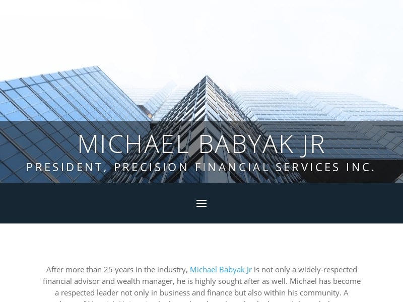 Home - Michael Babyak Financial Advisor