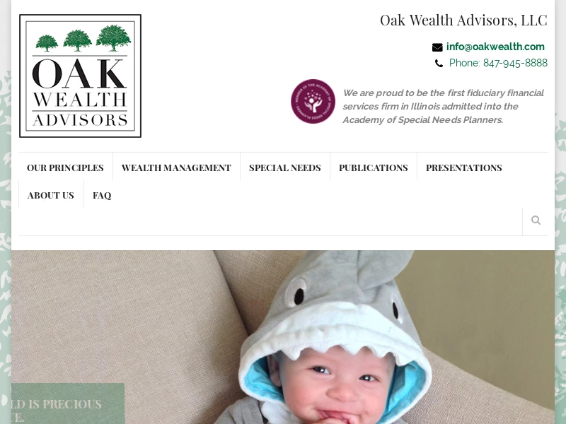 Oak Wealth Advisors, LLC » Wealth & Financial Planning for Families of Special Needs Members