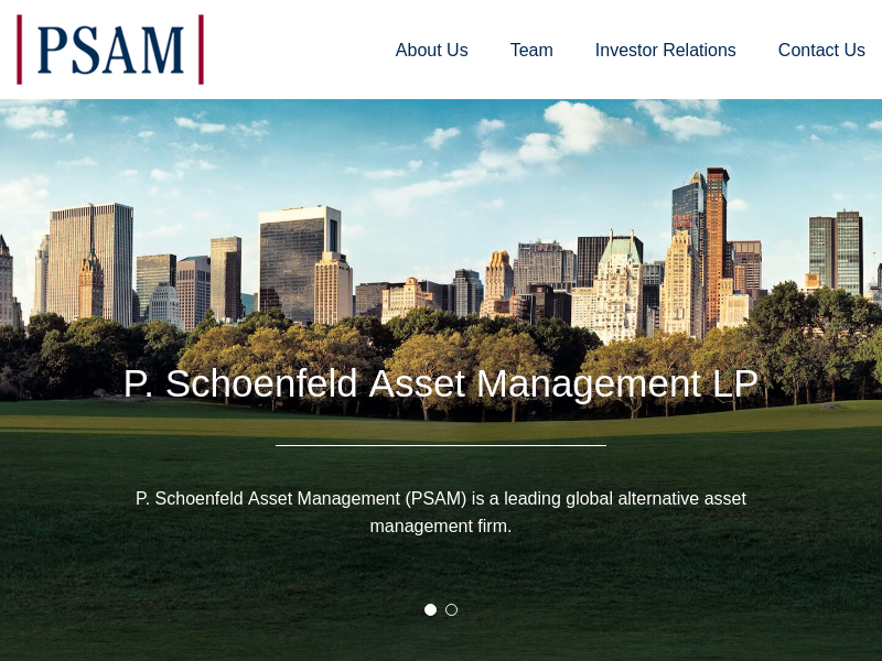 Home - P. Schoenfeld Asset ManagementP. Schoenfeld Asset Management