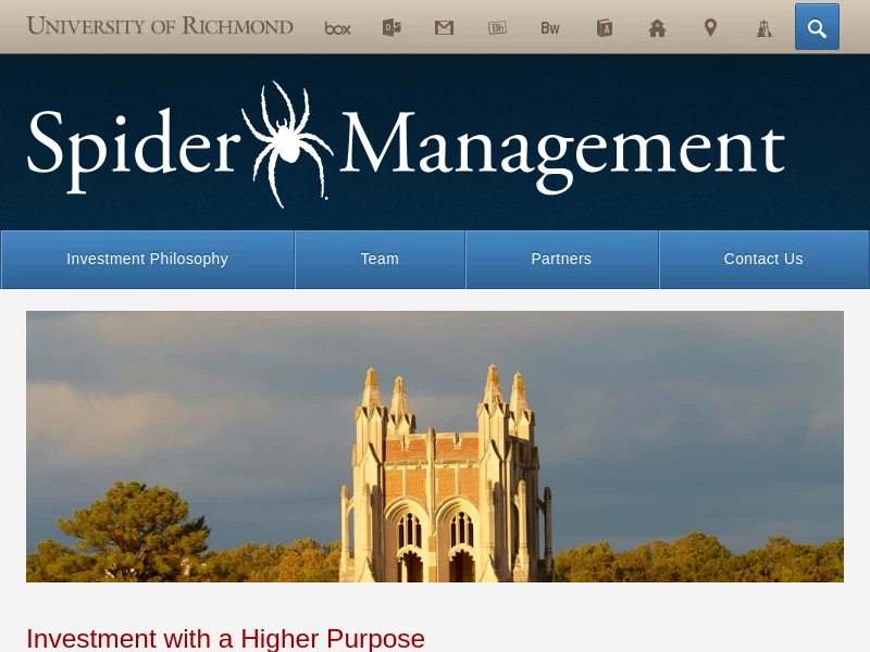 Spider Management Company - University of Richmond
