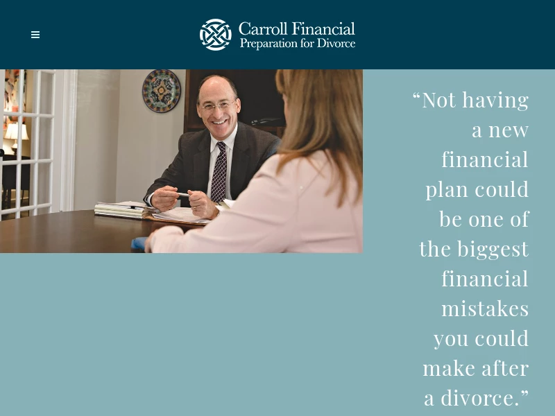 Carroll Financial | Divorce Advisors & Planning | Cincinnati | Consultants in Ohio & NKY