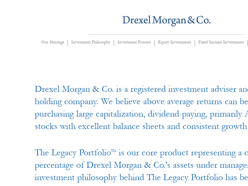 Drexel Morgan & Co. |