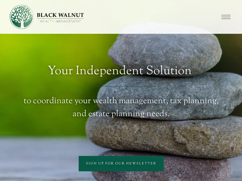 Black Walnut Wealth Management - Traverse City Financial Advisor — BWM