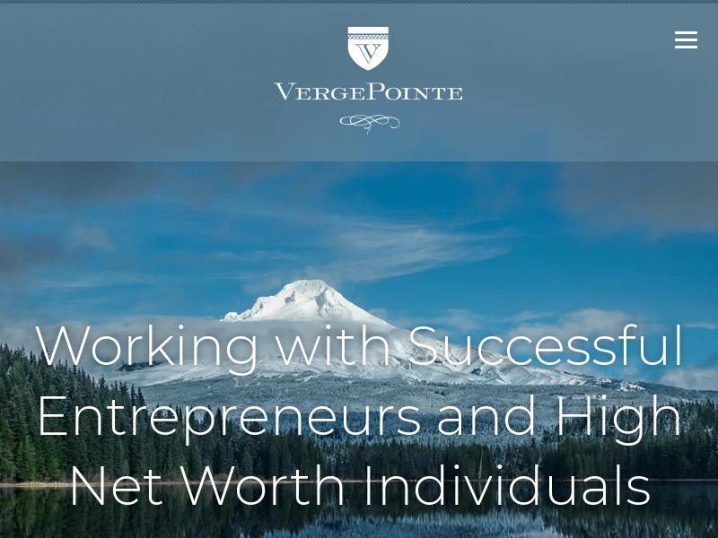 VergePointe — Working with Successful Entrepreneurs and High Net Worth Individuals