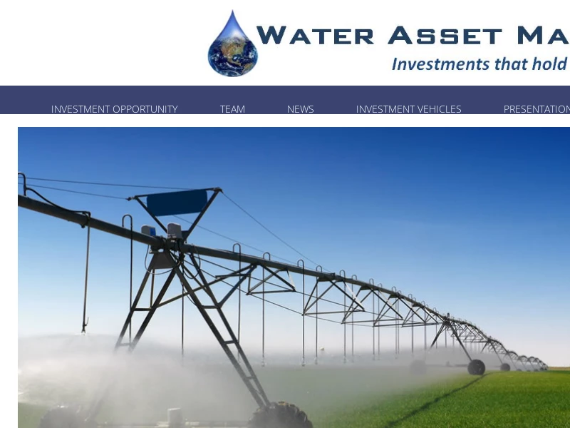 Water Asset Management - Home
