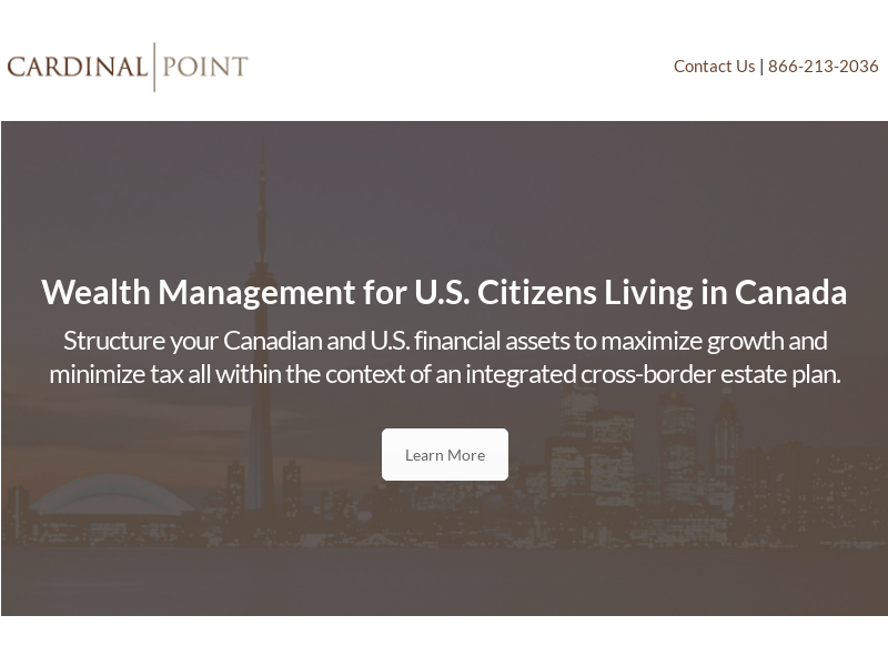 Wealth Management for U.S. Citizens Living in Canada – U.S. Citizens Living in Canada