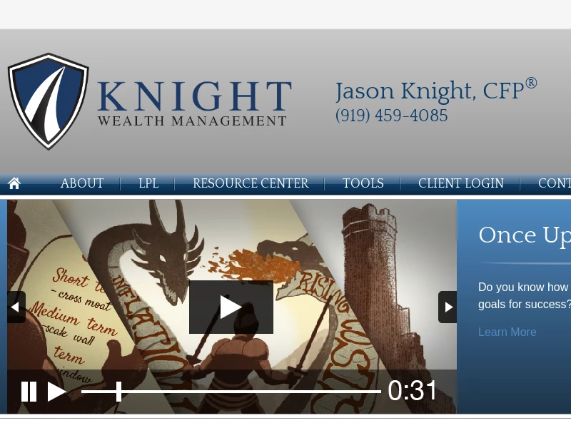 Jason Knight, Certified Financial Planner™ in Raleigh, NC