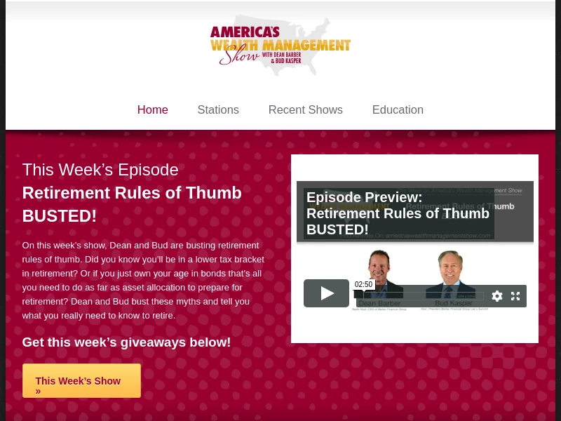 America's Wealth Management Show | Barber Financial Group