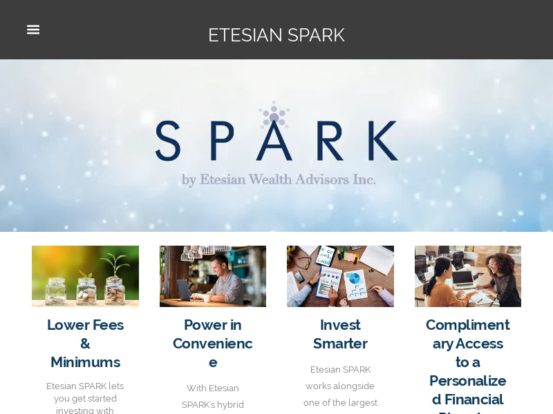 Home ⋆ Etesian SPARK - Investing Made Easy