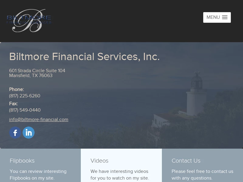 Biltmore Financial Services, Inc. - Mansfield, TX | Comprehensive Financial Planning and Wealth Management — Biltmore Financial Services