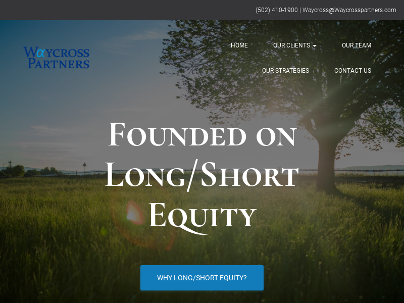 Waycross Partners - Founded on Long Short Equity