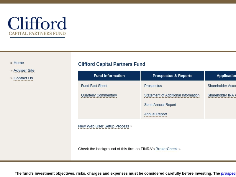 Mutual Funds - Clifford Capital