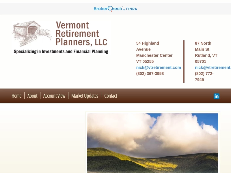 Vermont Retirement Planners - Specializing in Retirement Investment Strategies, Vergennes, VT