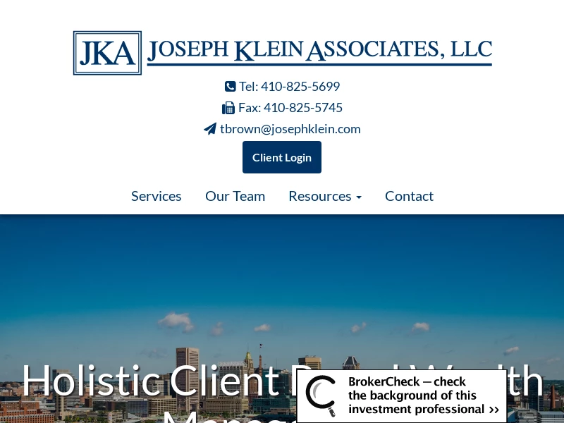 Home | Joseph Klein Associates, LLC