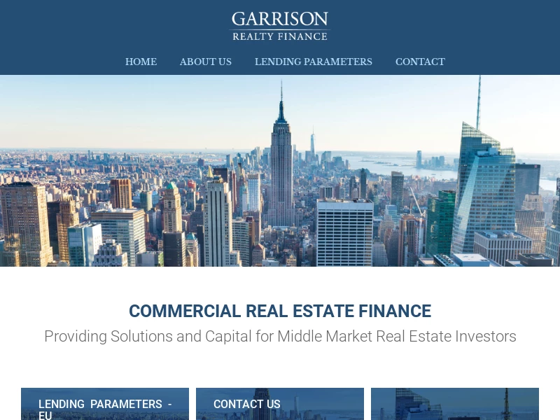 Garrisonrealtyfinance.com