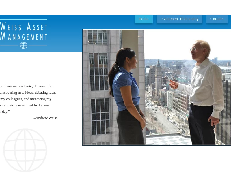 Weiss Asset Management | Internships & Jobs