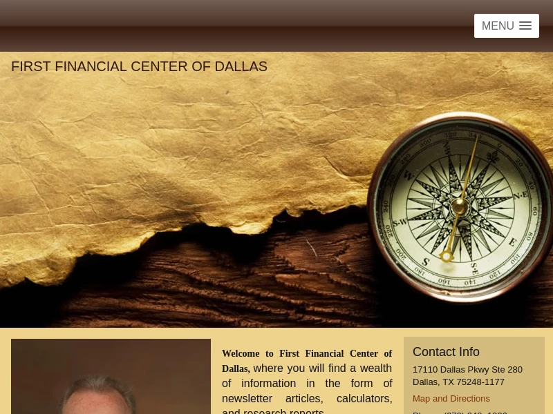 First Financial Center of Dallas Texas - Curt Ladd - Certified Financial Planner - CFP