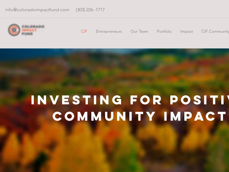 CIF | Colorado Impact Fund