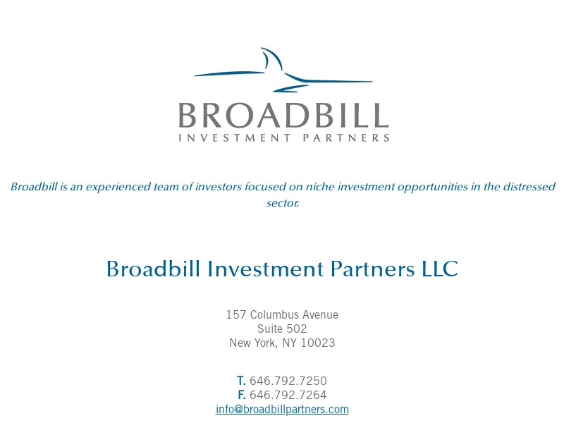 Broadbill Investment Partners