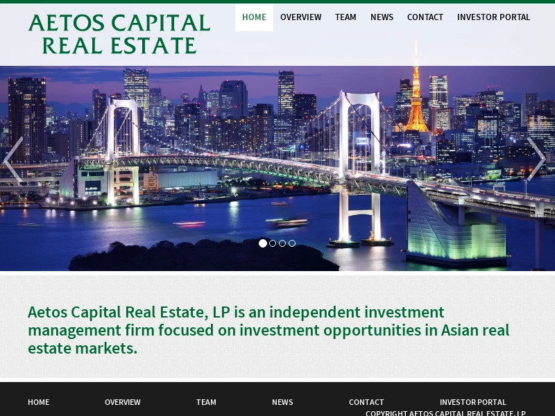 Aetos Capital Real Estate, LP – Aetos Capital Real Estate, LP