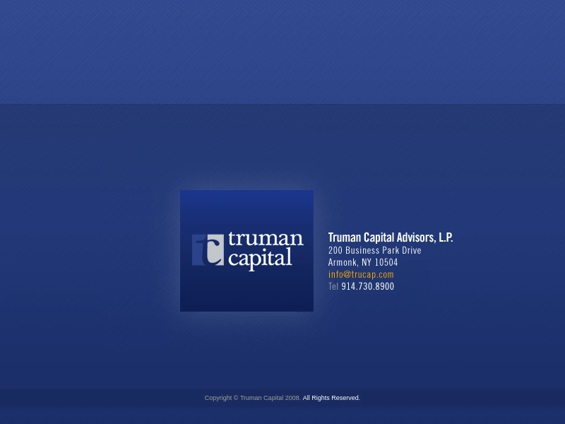 Truman Capital Advisors, L.P.