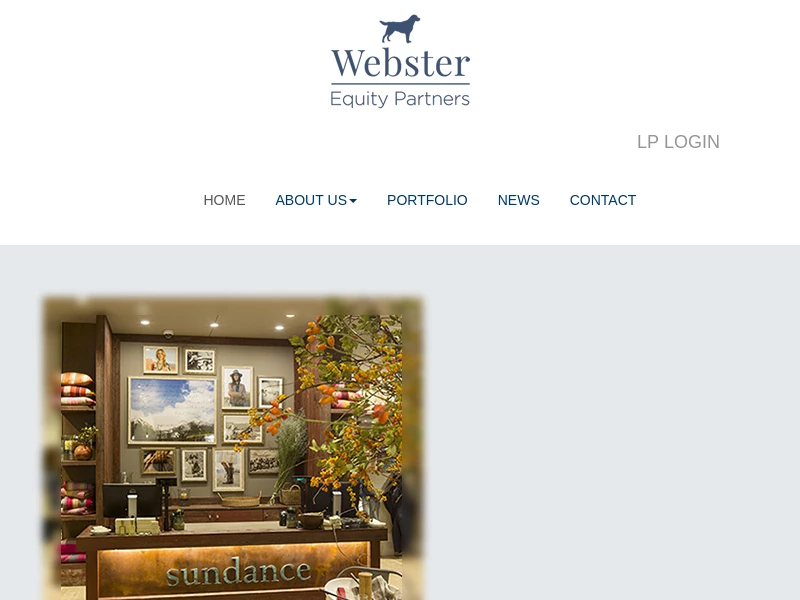 Webster Equity Partners. Deliver superior returns to our partners