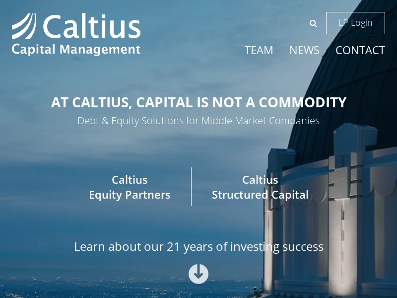 Caltius Capital Management - Caltius