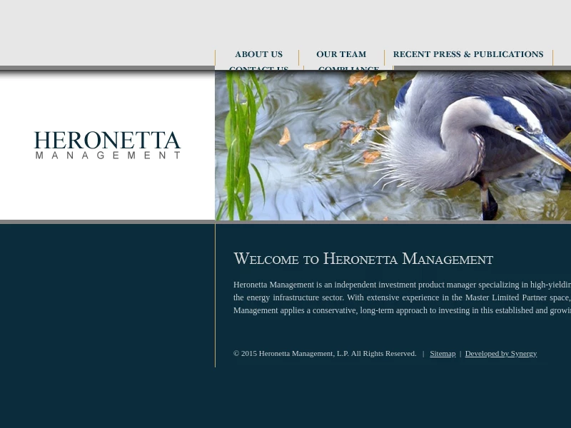 Heronetta Management L.P. | Welcome