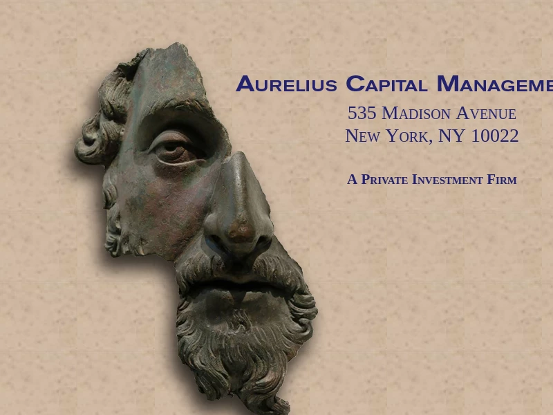 Home : Aurelius Capital Management, LP