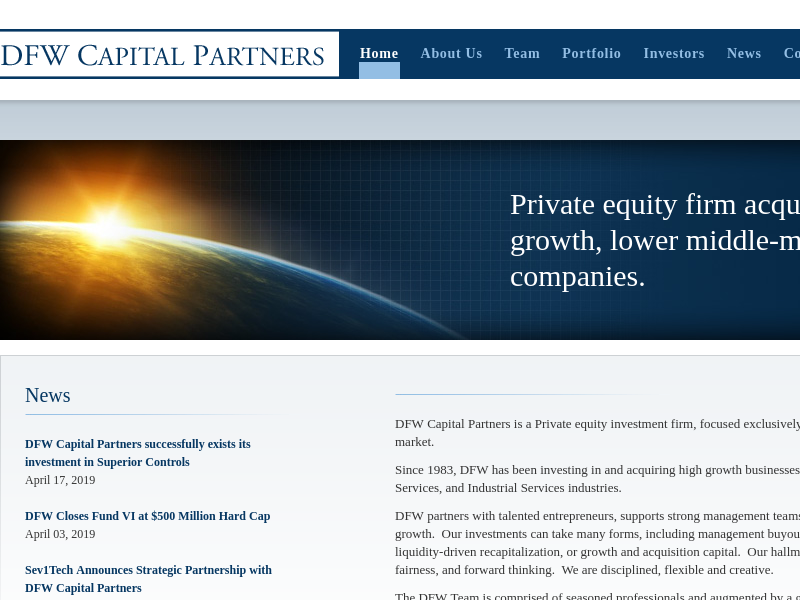 DFW Capital Partners > Home