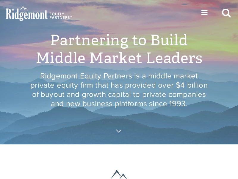 Ridgemont Equity Partners | Partnering To Build Market Leaders
