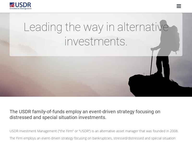 USDR | Alternative Investment Funds