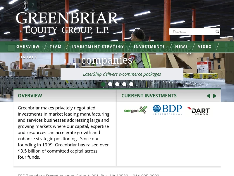 Greenbriar Equity Group - Investor in Advanced Manufacturing, Supply Chain, and Business Services Companies