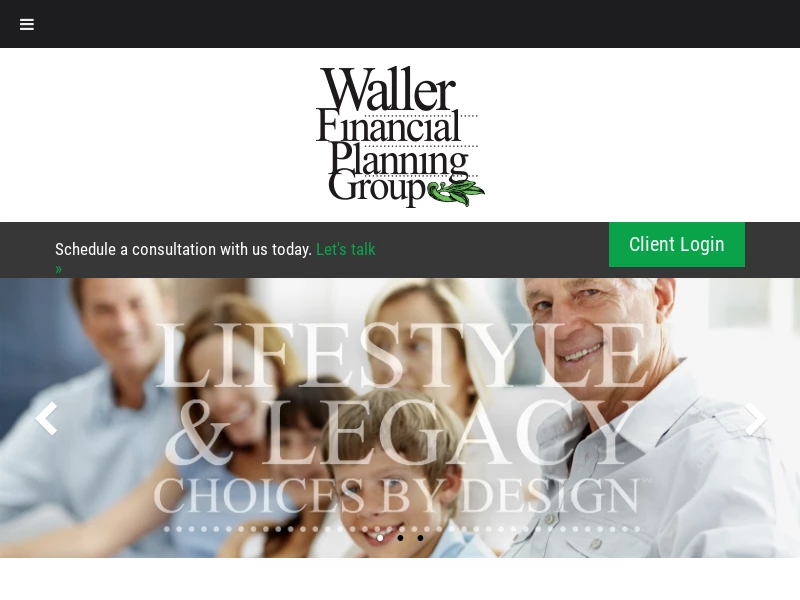 Waller Financial Planning Group | Investment & Wealth Management Services Financial Advisor Columbus, Ohio