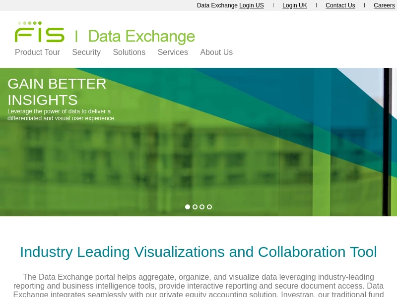 Data Exchange - FIS - Industry Leading Visualizations and Collaboration Tool