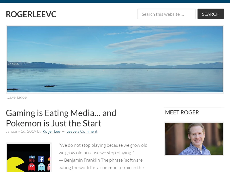 RogerLeeVC: Blog by Roger Lee
