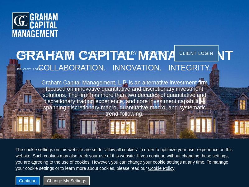 Welcome To Graham Capital Management
