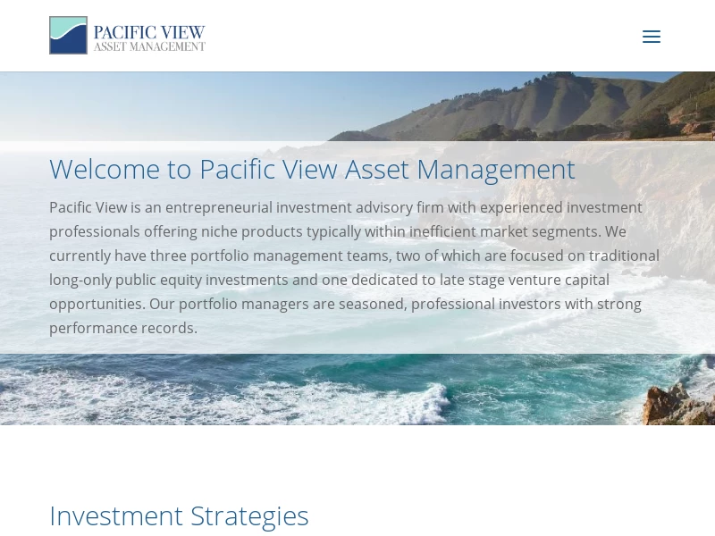 Pacific View Asset Management, LLC – Pacific View Asset Management, LLC