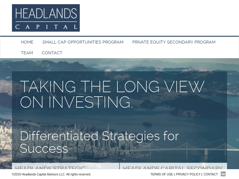 Headlands Capital | Long View on Investment