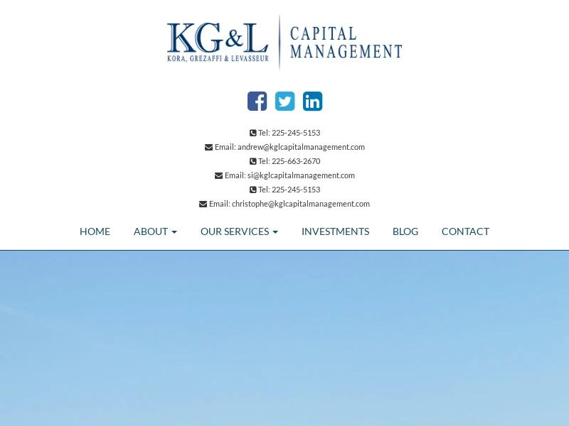 Home | KG&L Capital Management