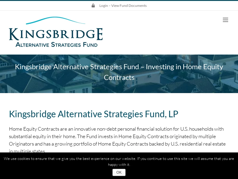 Invest in Residential Real Estate - Kingsbridge Alternative Strategies Fund, LP