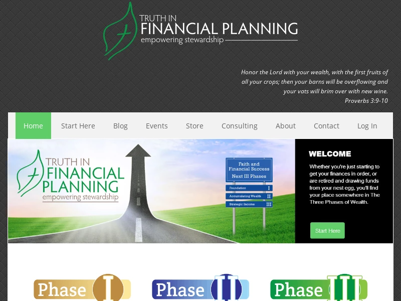 Truth in Financial Planning – A Christian's resource for the Truth of all things money
