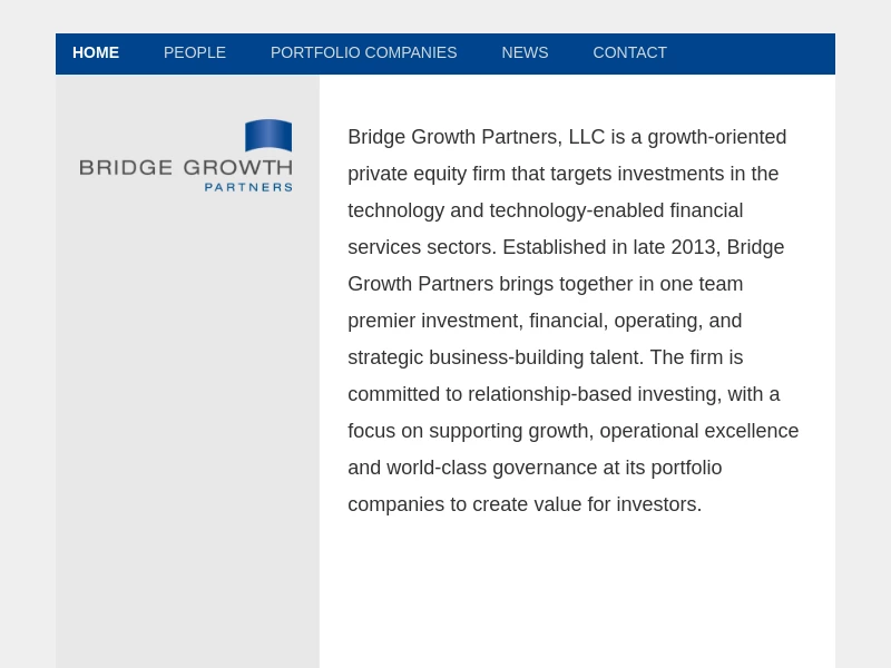 Bridge Growth Partners