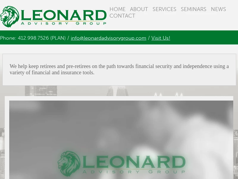 Home | Leonard Advisory Group